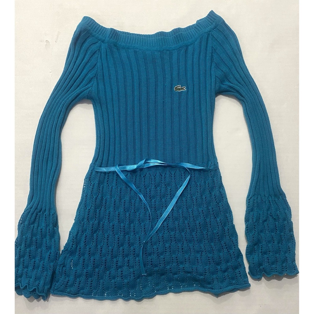 Lacoste Knit Kids Dress. Size 7